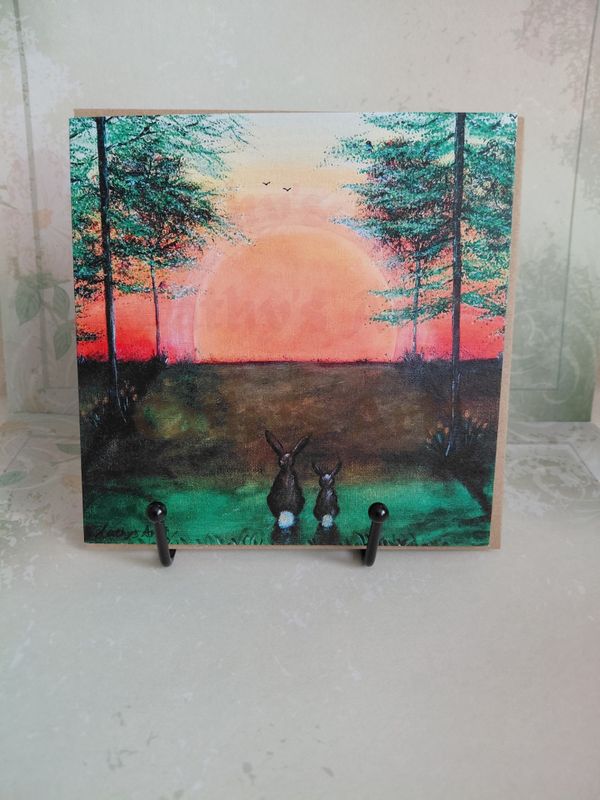 "Tranquil Sunset" Greeting Card