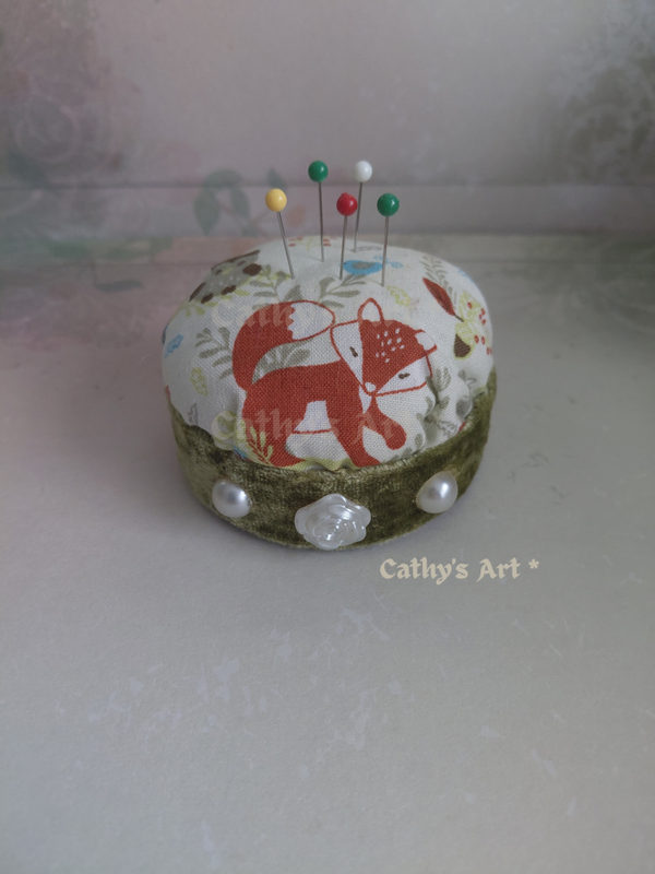 Fox woodland pin cushion