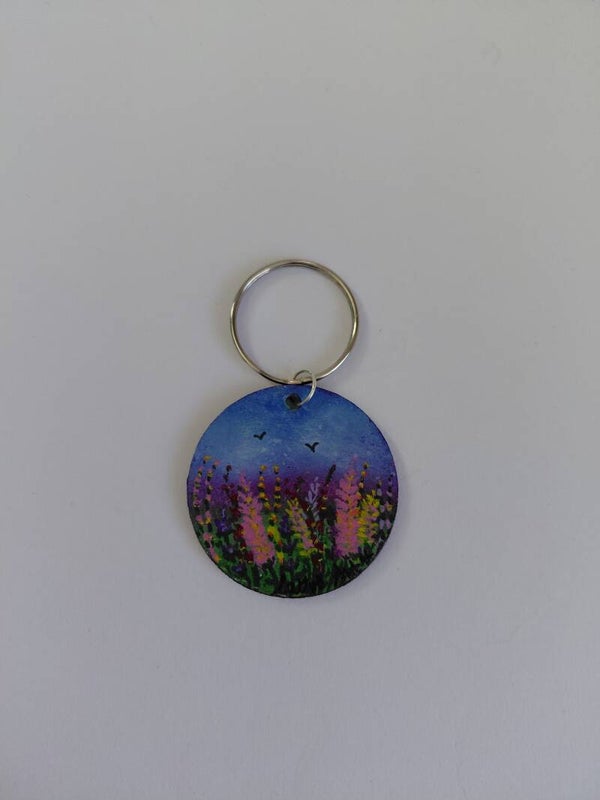 "Serenity" Original hand painted keyring