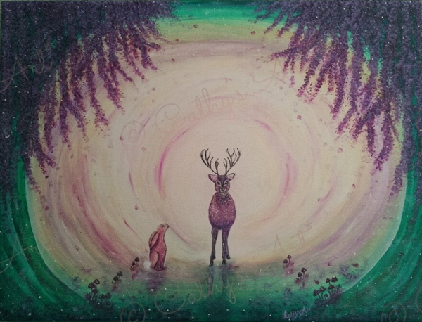 Original Acrylic Painting "Magical Realm"