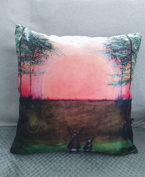 "Tranquil Sunset" Cushion