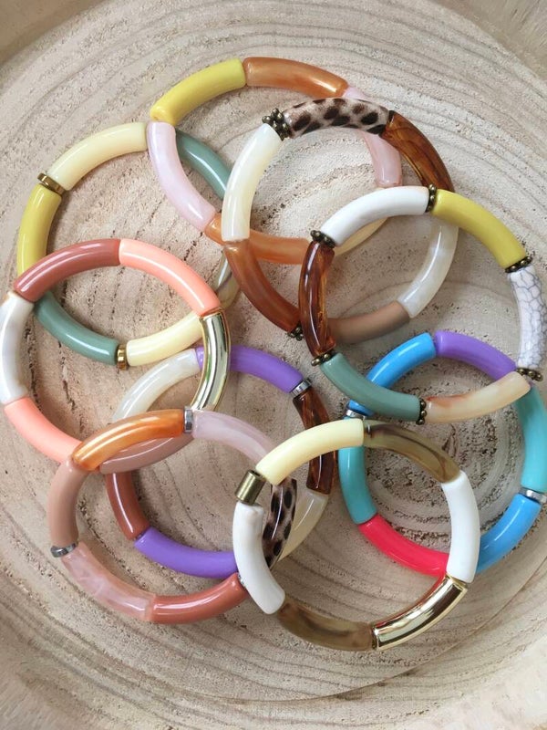 hippe tube armbanden
