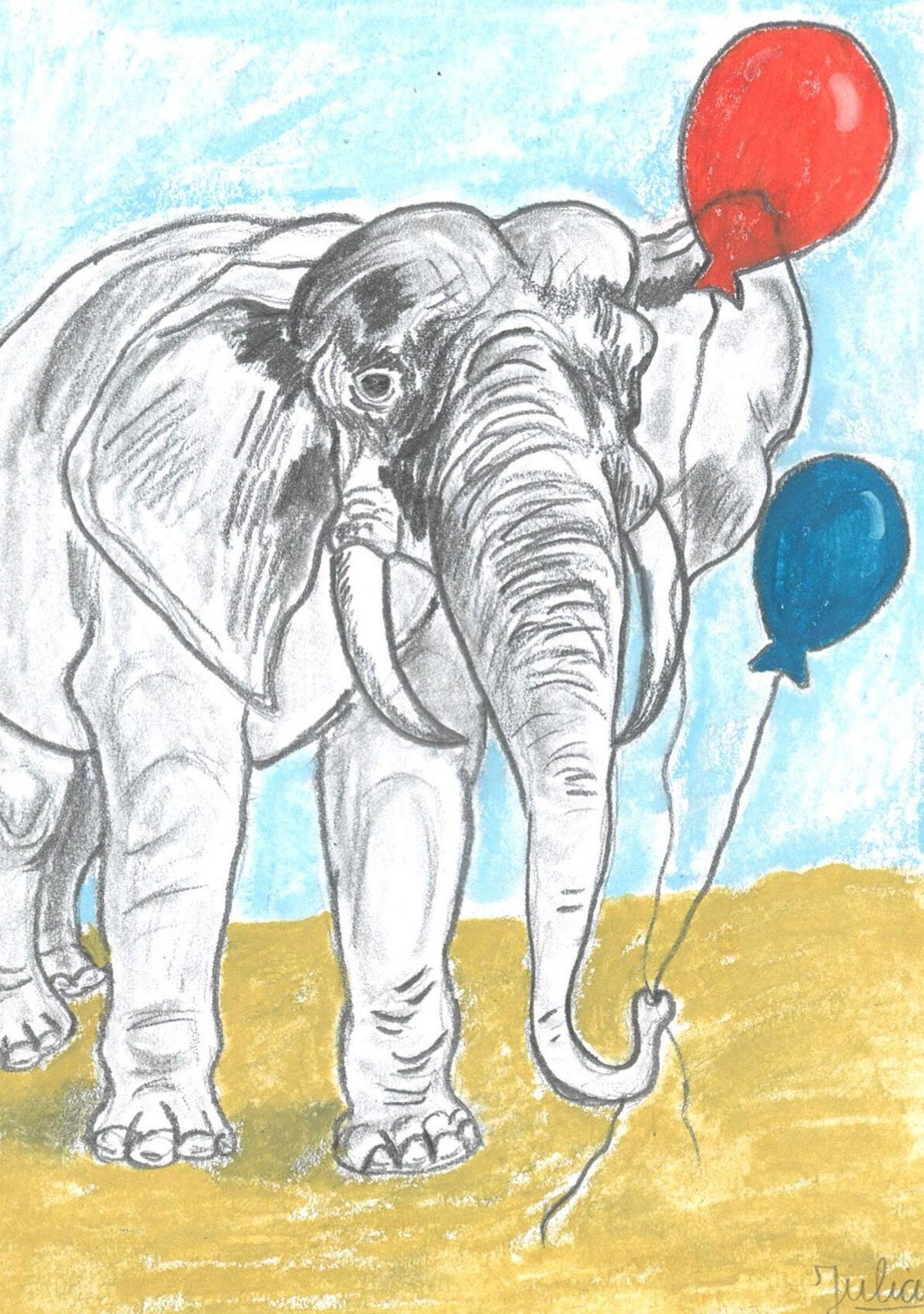 kaart in kleur (verschillende opties)