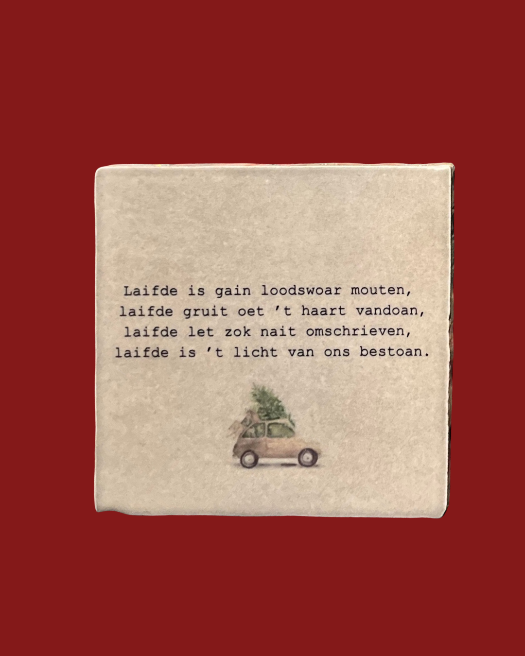 Kerst tegel 'Laifde'