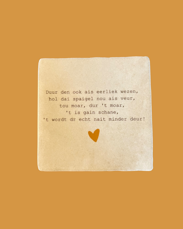 Tegel 'Eerliek' 10x10 cm