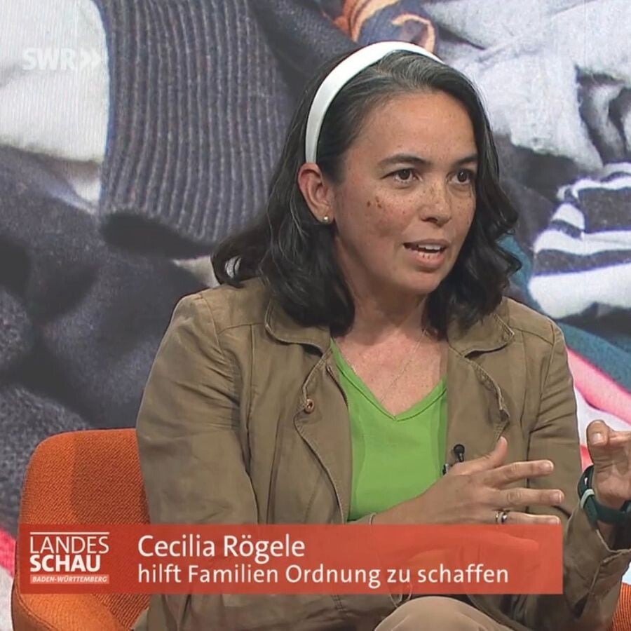 Personal organizer brasileira na televisao alemã - Cecilia Rögele