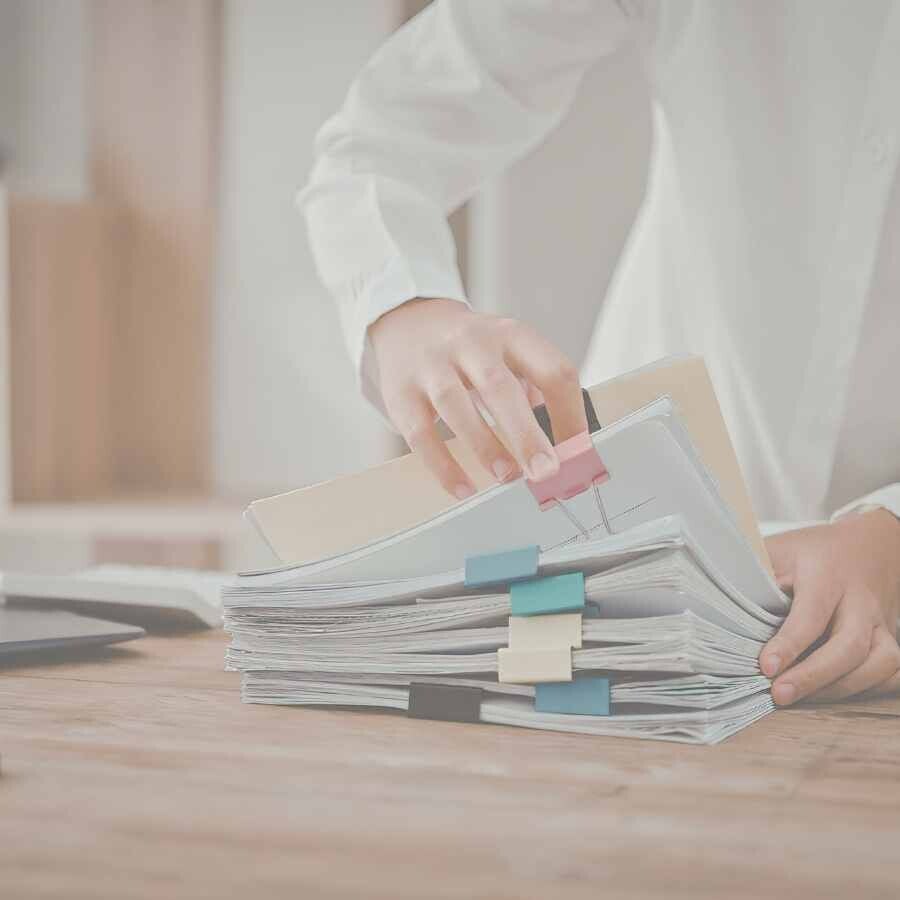 Organizacao de papeis - Cecilia Rögele
