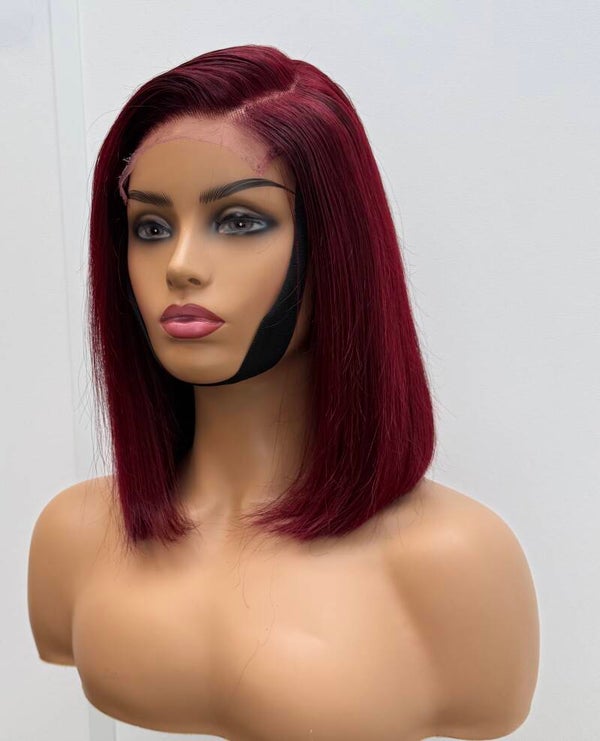Maroon Bob Wig