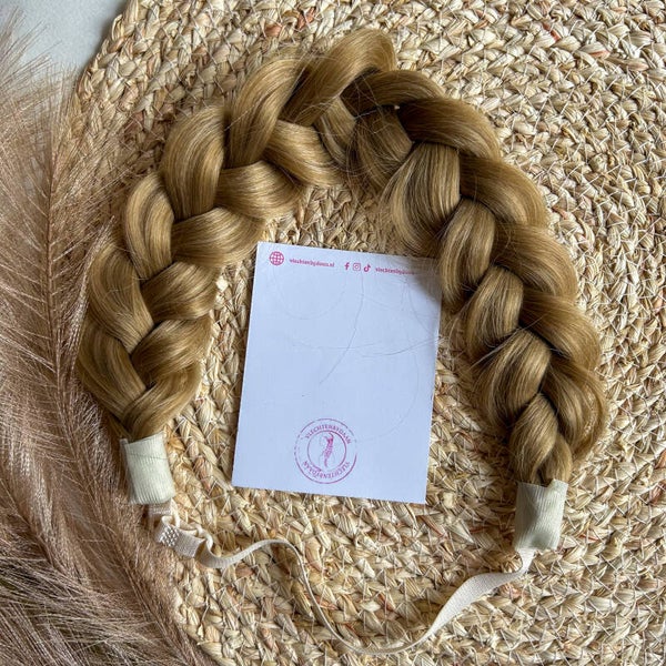 Haarband vlecht licht blond - #003