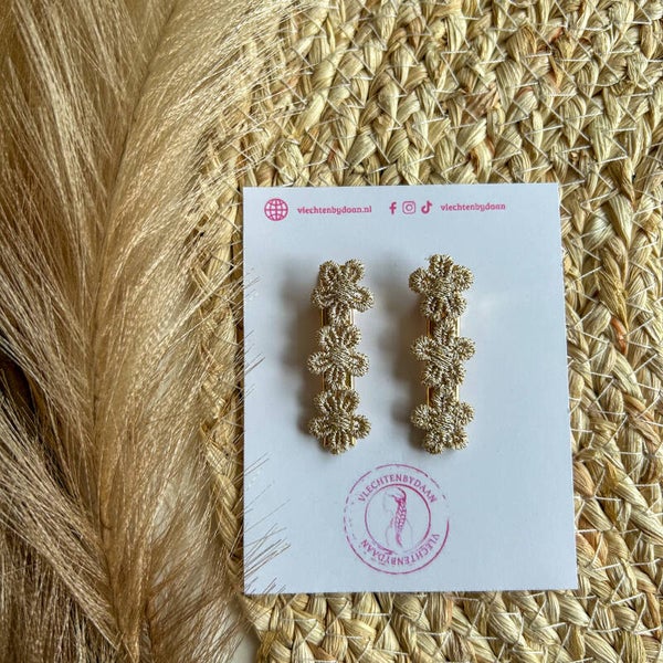 Set karamel bloemen