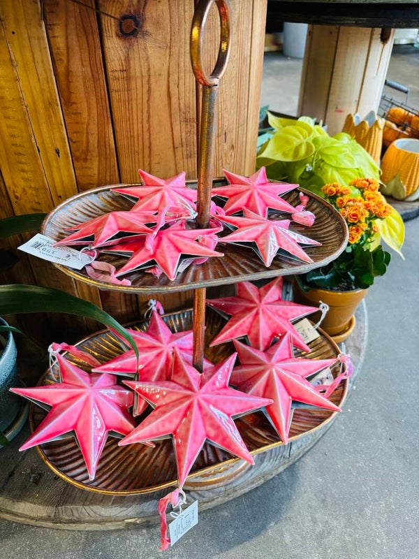 Roze Kerststerhanger