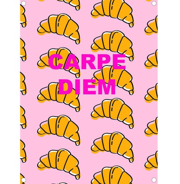 Tuinposter carpe diem