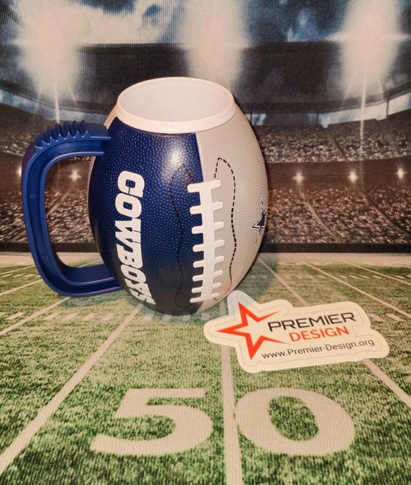 Dallas Cowboys 24oz Football Shaped Mug