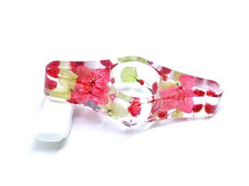 Bague de lecture fleurie