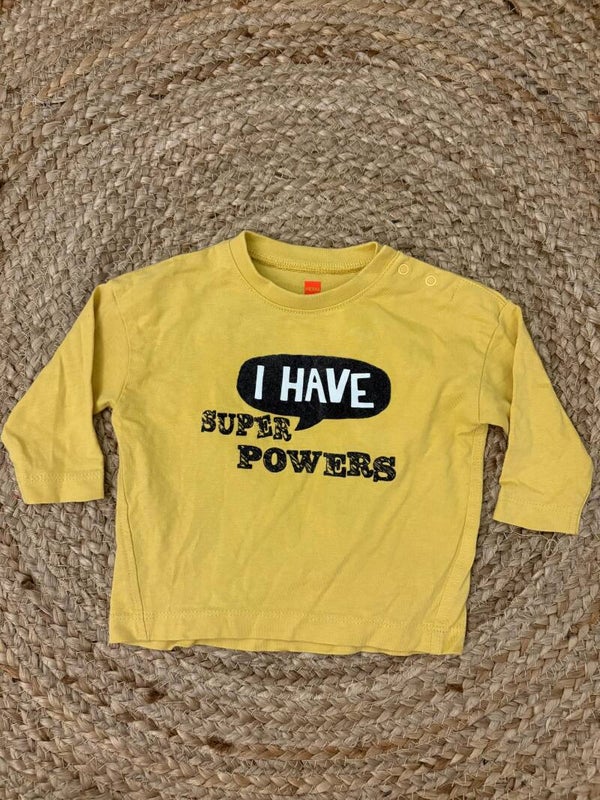 Shirt met lange mouwen(geel)