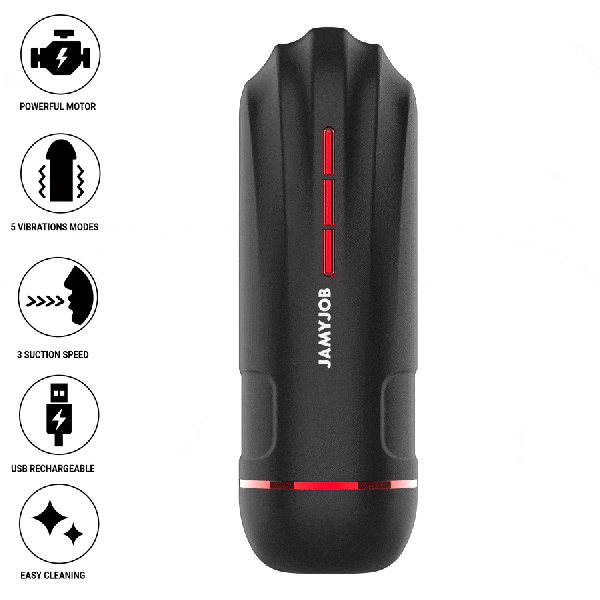 MASTURBATEUR BUCCAL AUTOMATIQUE MEGABITE 5 MODES D'ONDES STIMULANTES ET DE VIBRATIONS