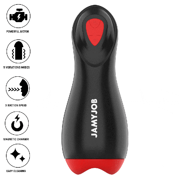 MASTURBATEUR AUTOMATIQUE 5 MODES ONDES STIMULANTES ET VIBRATIONS