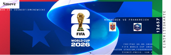 WM Gruppenspiel Ticket