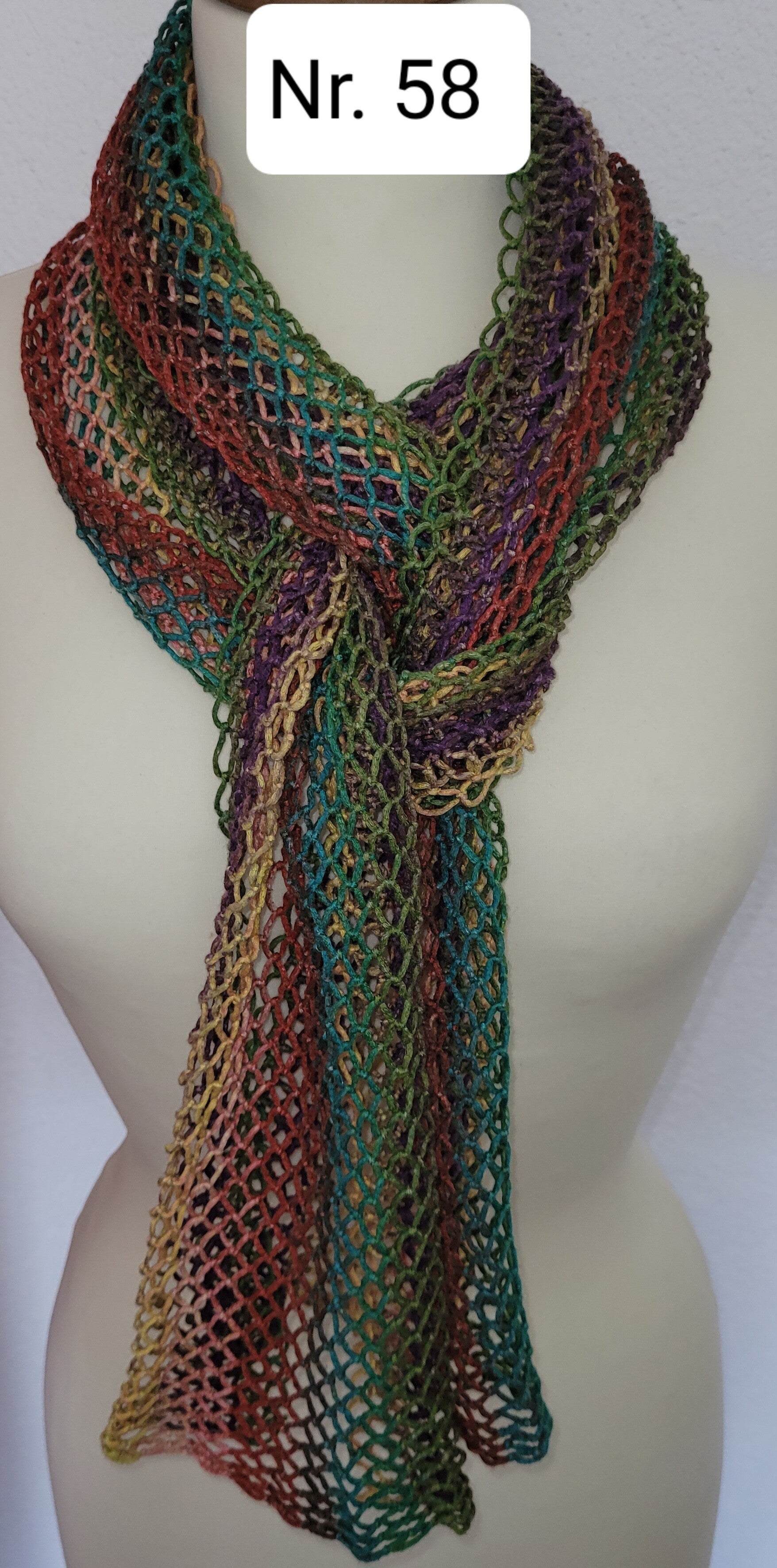 Nr. 58  gerader Schal