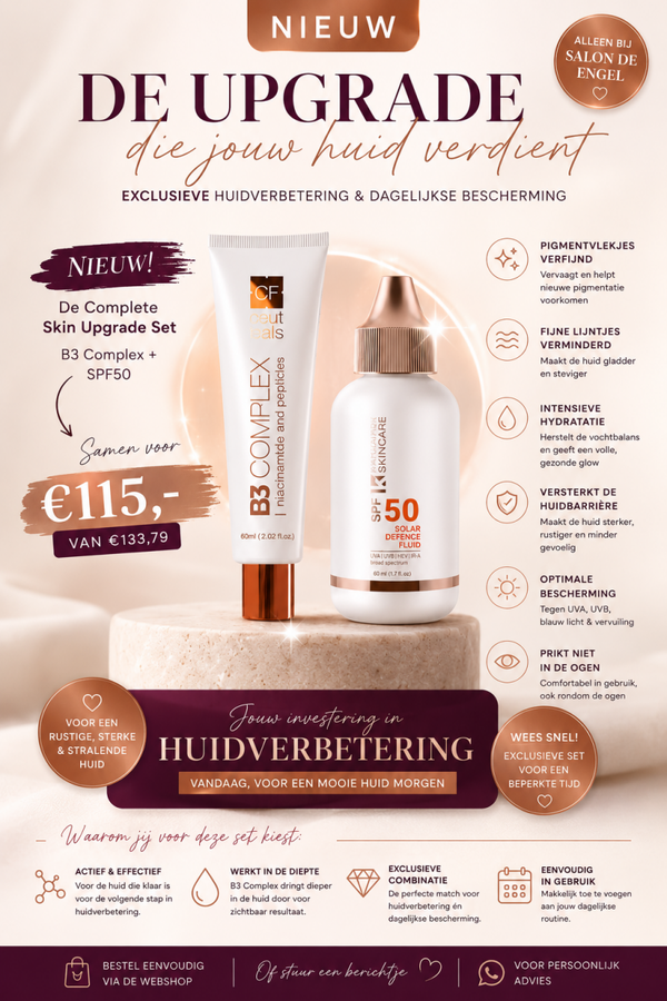 De Complete Skin Upgrade Set CF Ceutals B3 Complex + Solar Defence SPF50