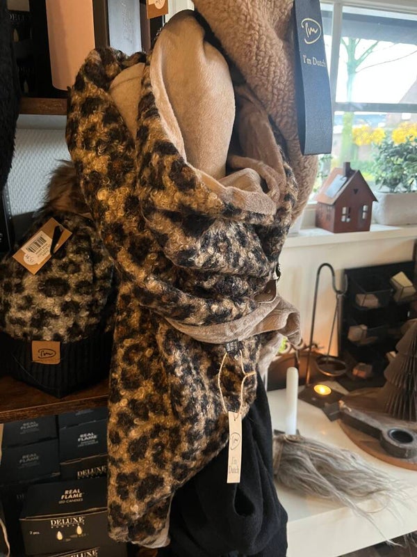 Camel panter La Parva sjaal