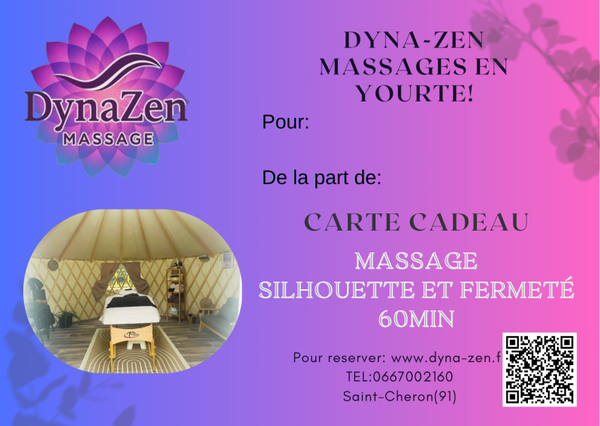 E carte cadeau ✨ Silhouette & Fermeté – ( zone jambes/fesses ou ventre/hanches) 1 h✨