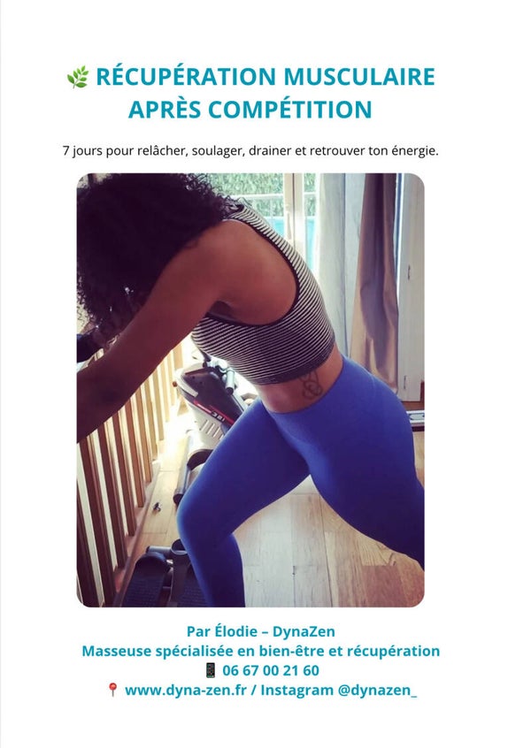 🏅 Récupération musculaire après compétition – Mini-programme 7 jours