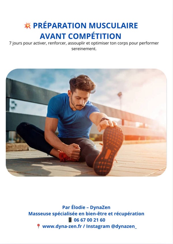 🏋️‍♀️ Mini programme Préparation Musculaire avant compétition