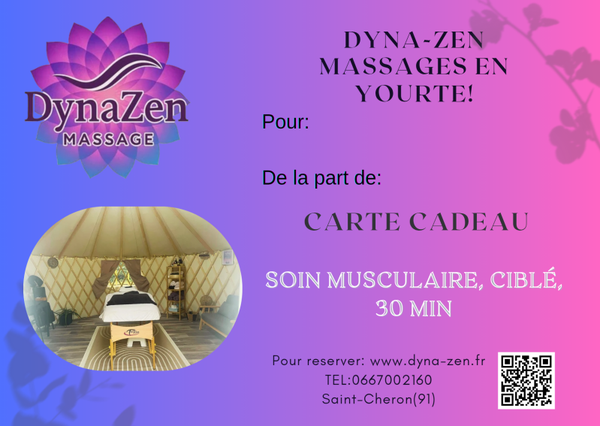 E carte soin musculaire ciblé