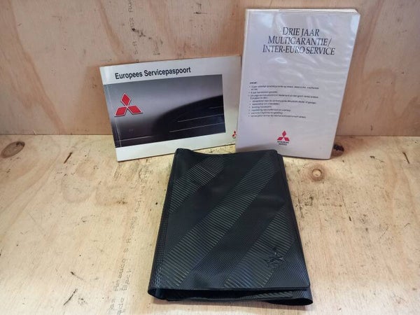 Mitsubishi Carisma Instructieboekje + Map