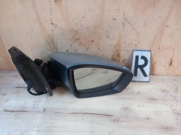 Volkswagen Polo 6R Spiegel Rechts LD5M Blauw 6R1857508M