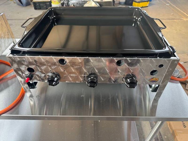 Bbq bakplaat tafelmodel 10.5 kw gas