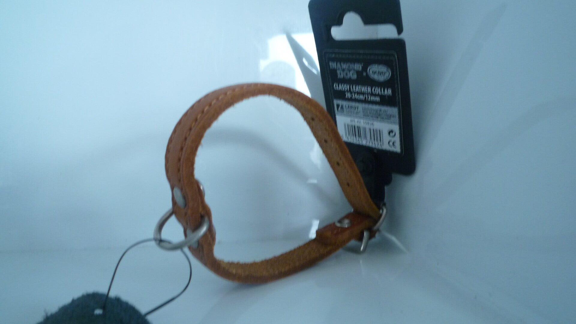 Duvo diamond dog halsband 20-24cm bruin