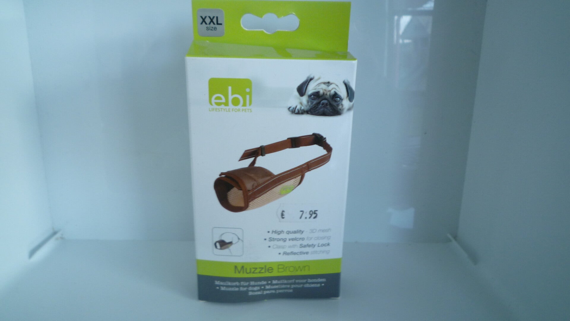 Ebi Muilband XXL bruin