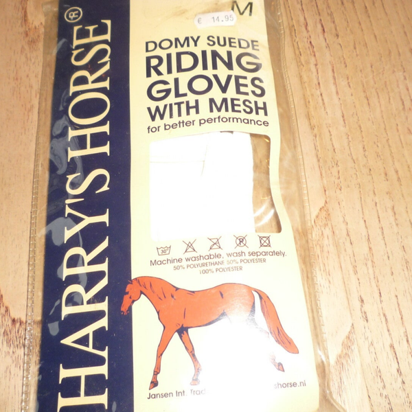 Harrys Horse rijhandschoenen wit M