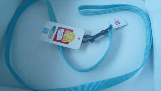 Leiband Waudog blauw/groen 122 cm