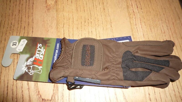 Harrys Horse rijhandschoenen bruin XS