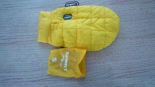 Jack and Vanilla Sport hondenjas geel 30 cm