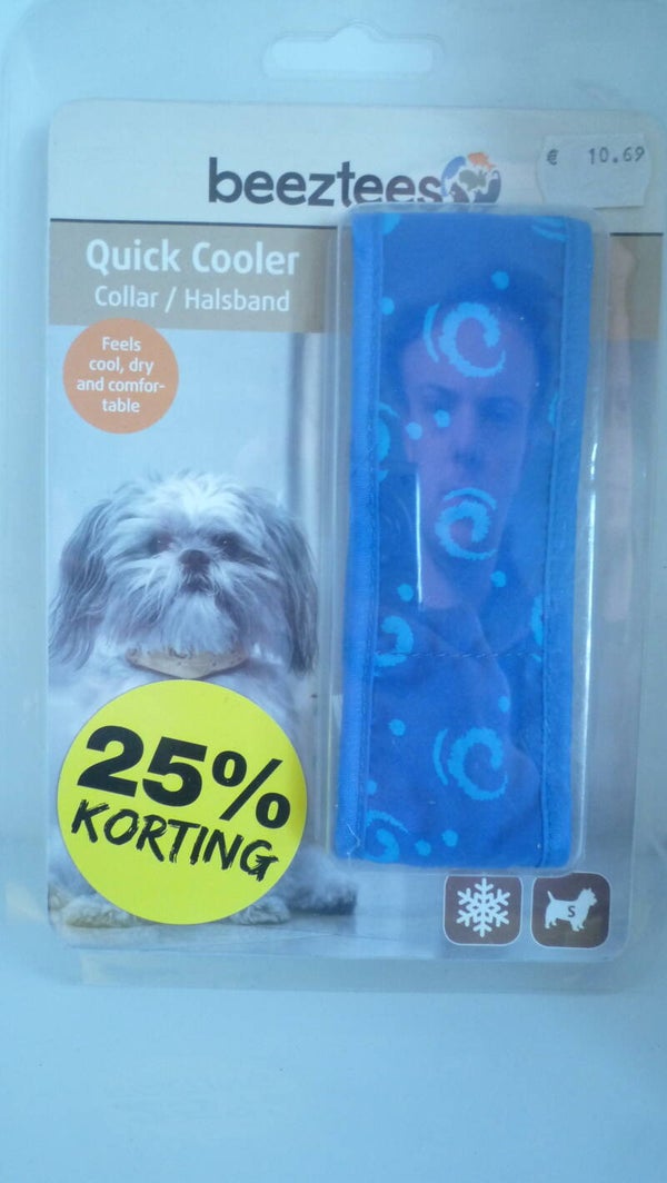 Beeztees quick cooler bandana S  blauw
