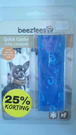 Beeztees quick cooler bandana XS blauw