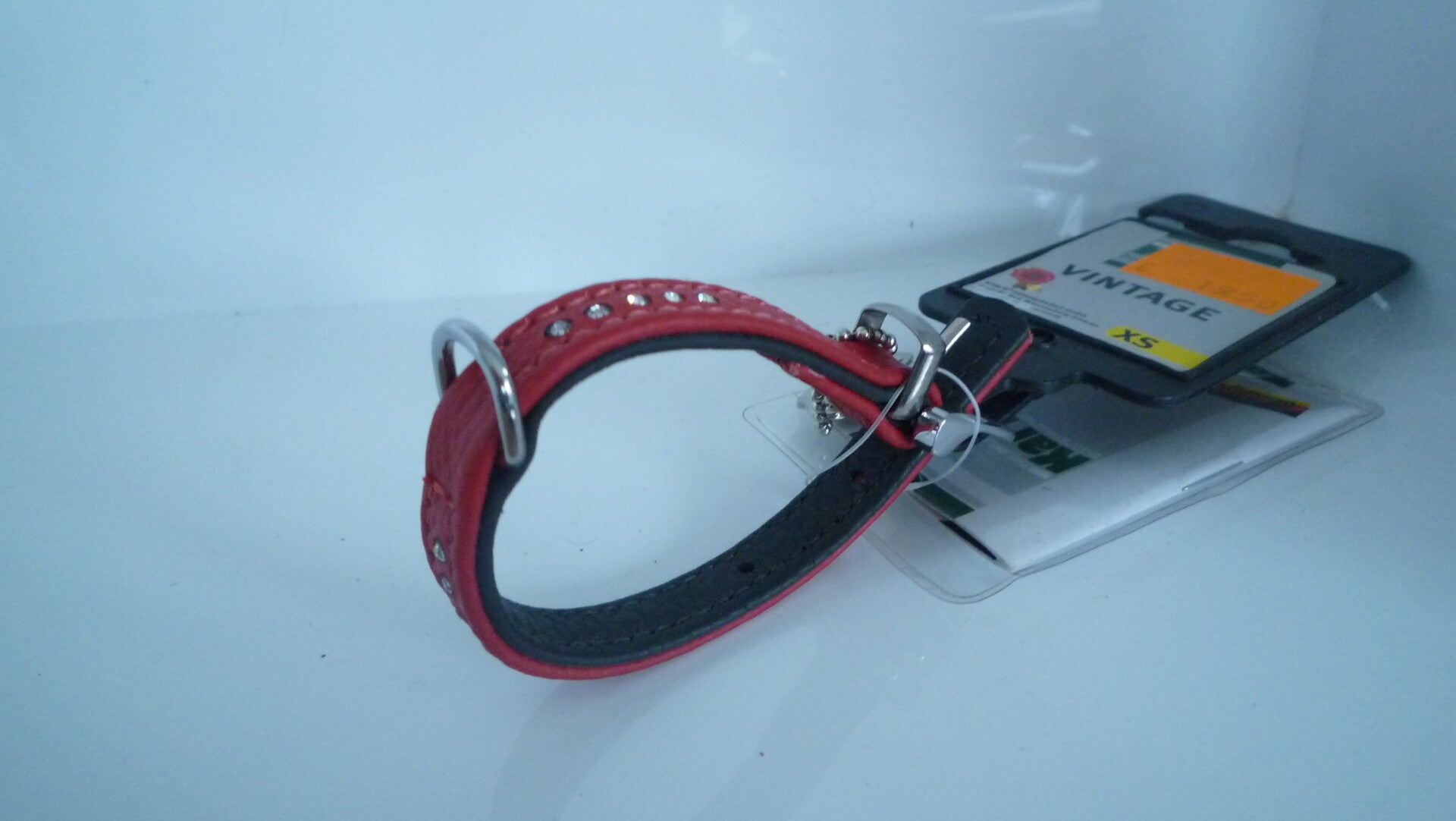 Karlie Flamingo Halsband rood/zwart 18 cm