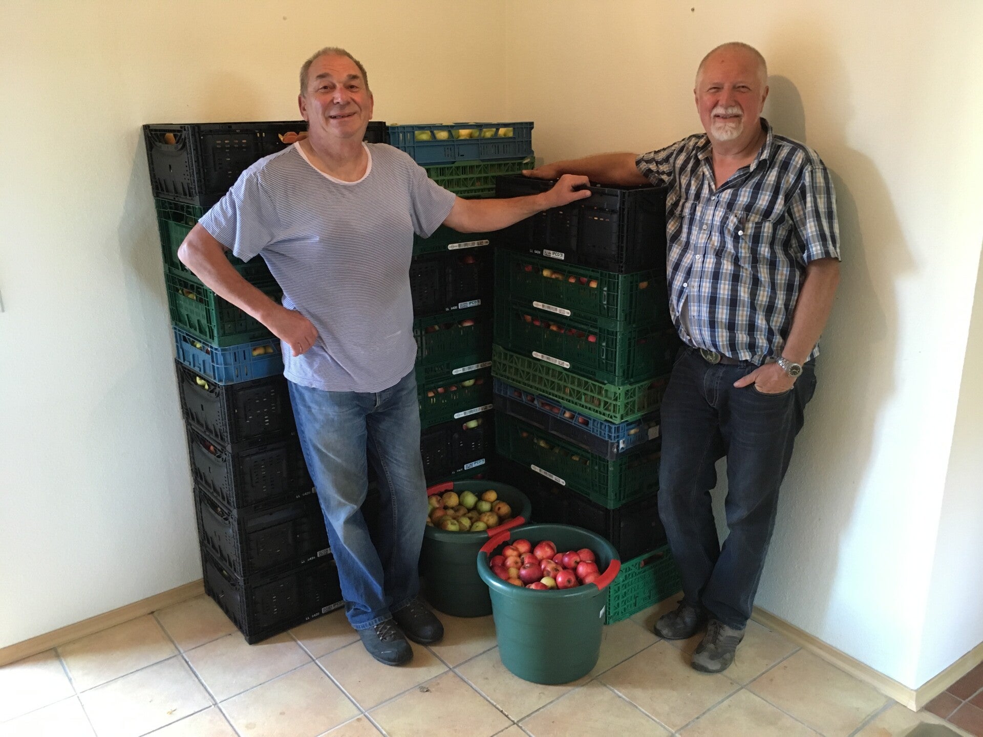 ... in Handarbeit geerntet