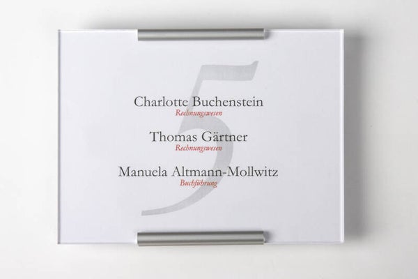 Türschild Topas | 160x120mm | A4  | A3