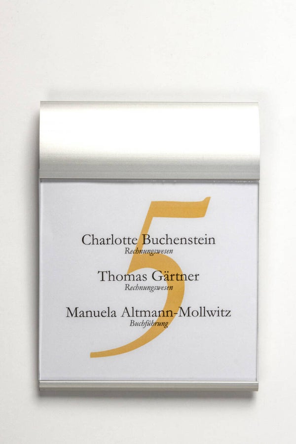 Türschild OfficeStar 160x120 mm Hoch- oder Querformat