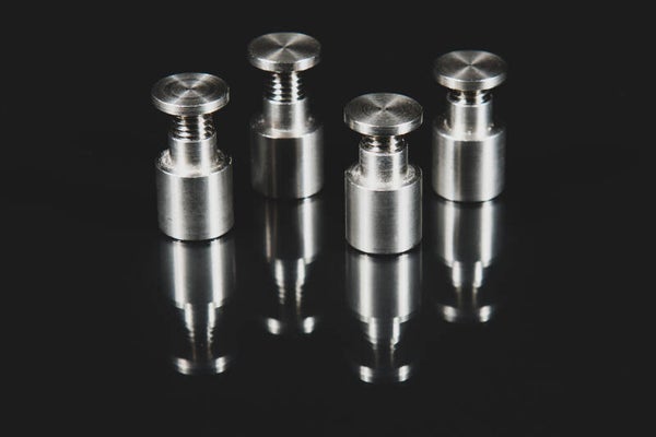 Edelstahl-Abstandshalter 4er Set