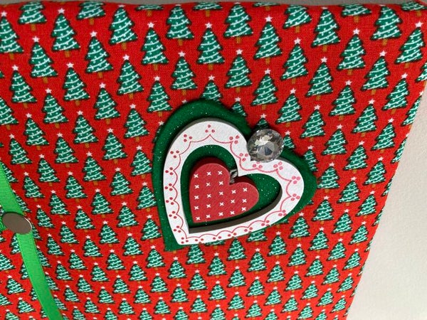Festive Christmas Tree Fabric Memo Board