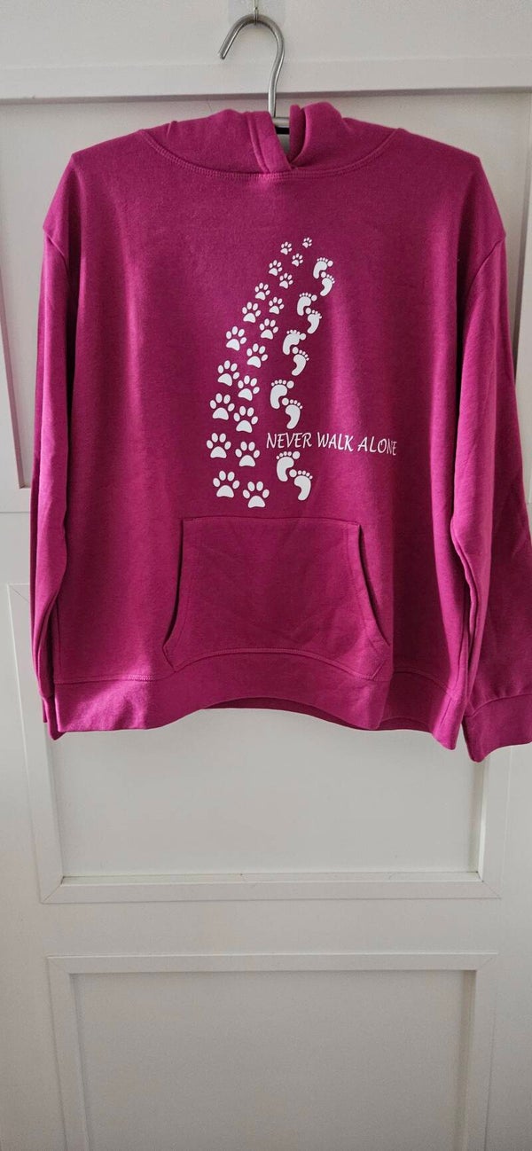 Hoodie NEVER WALK ALONE Maat L
