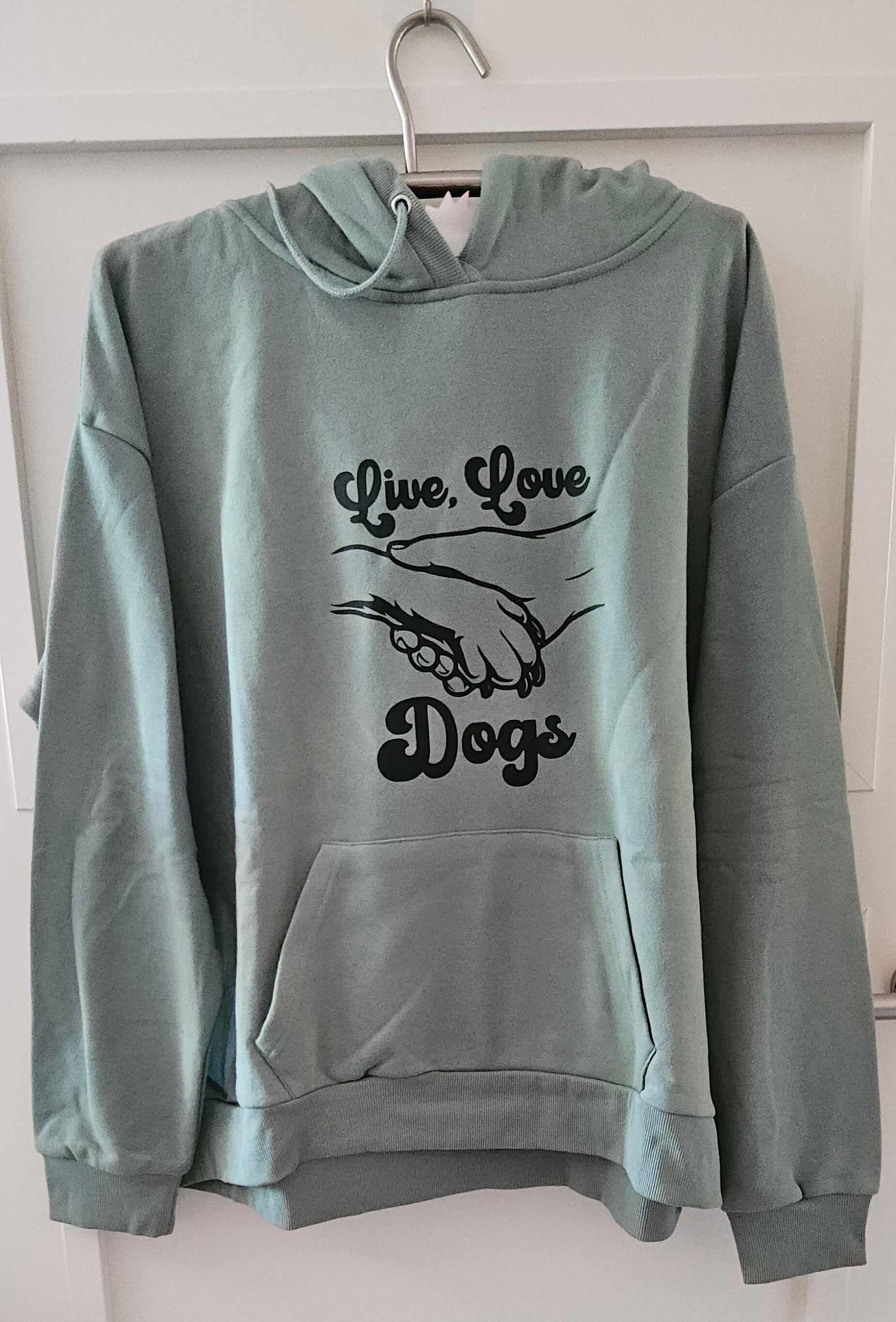 hoodie bedrukt Live, Love Dogs