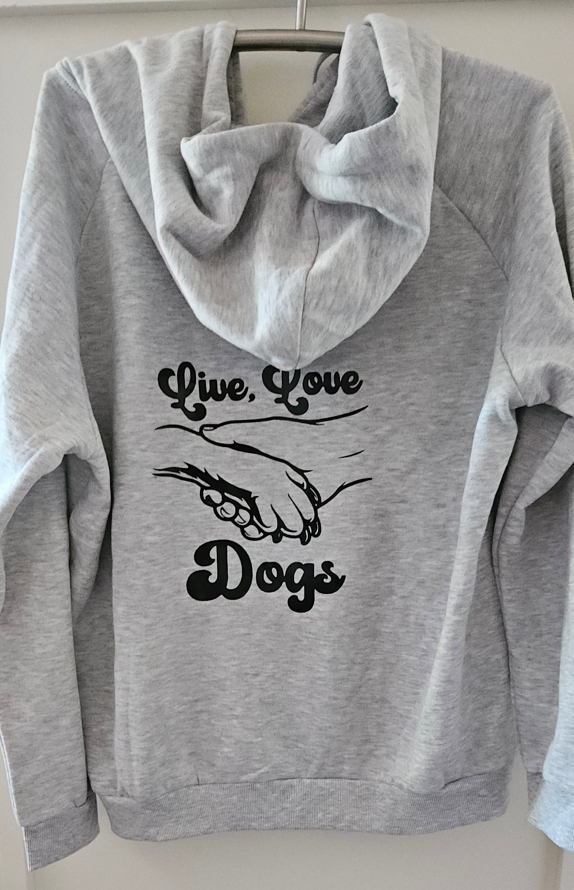 Vest  bedrukt  Live, Love Dogs