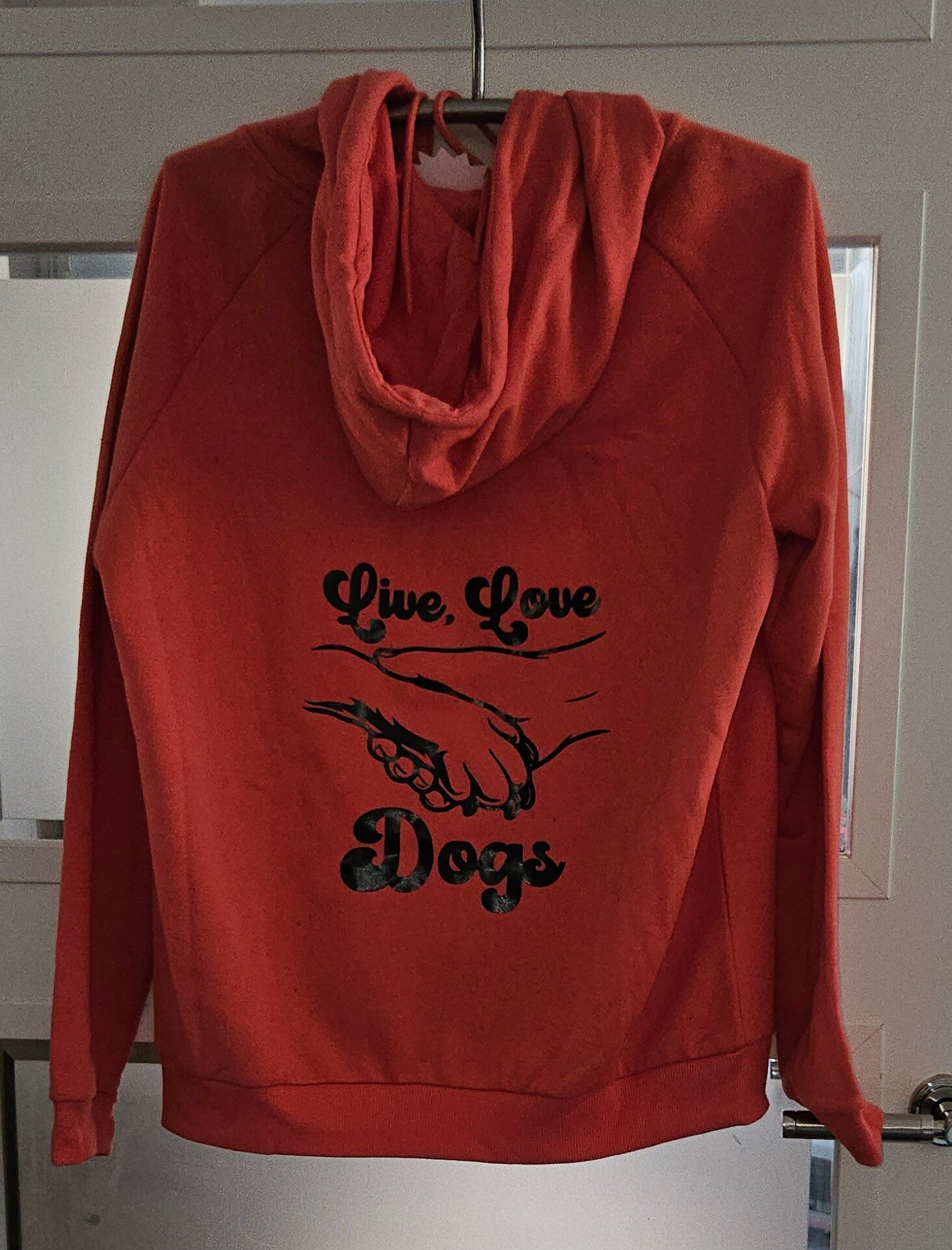 Vest bedrukt Live,Love Dogs
